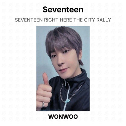Seventeen RIGHT HERE THE CITY RALLY Official Photocard