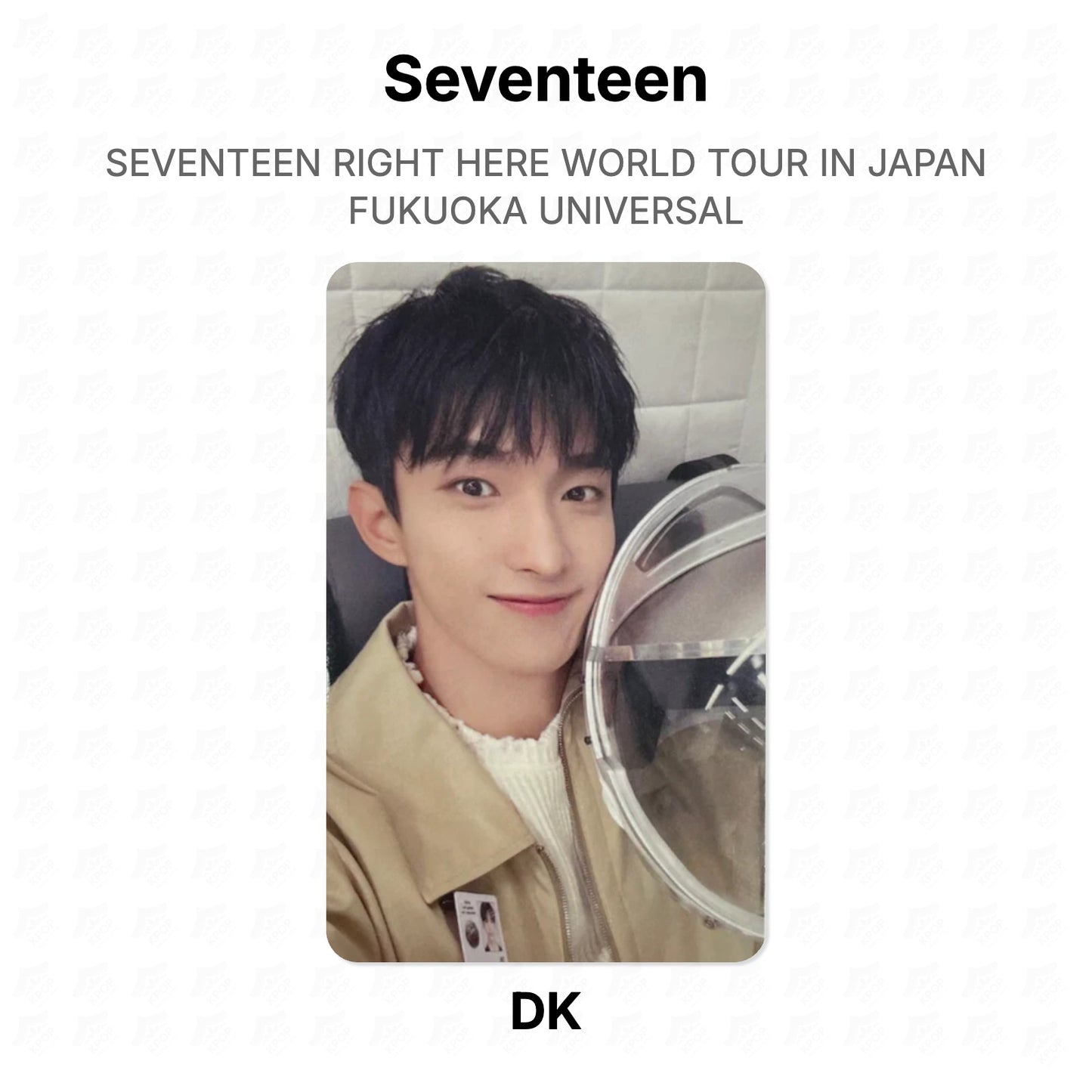 Seventeen RIGHT HERE WORLD TOUR IN JAPAN FUKUOKA UNIVERSAL Official Photocard
