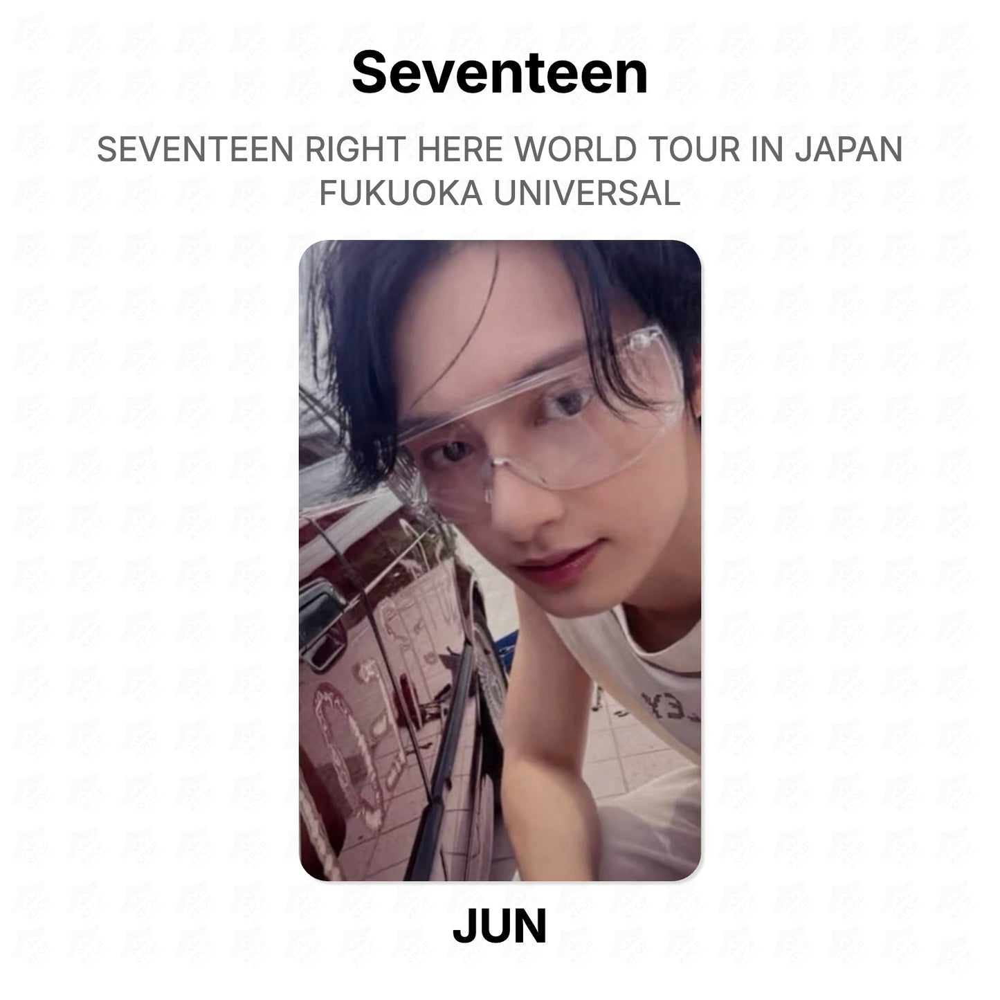 Seventeen RIGHT HERE WORLD TOUR IN JAPAN FUKUOKA UNIVERSAL Official Photocard
