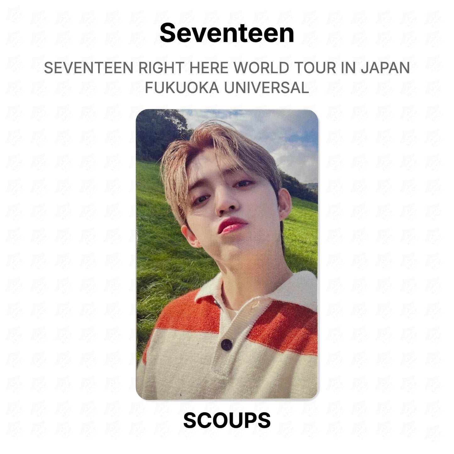 Seventeen RIGHT HERE WORLD TOUR IN JAPAN FUKUOKA UNIVERSAL Official Photocard