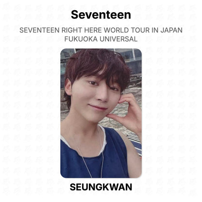 Seventeen RIGHT HERE WORLD TOUR IN JAPAN FUKUOKA UNIVERSAL Official Photocard