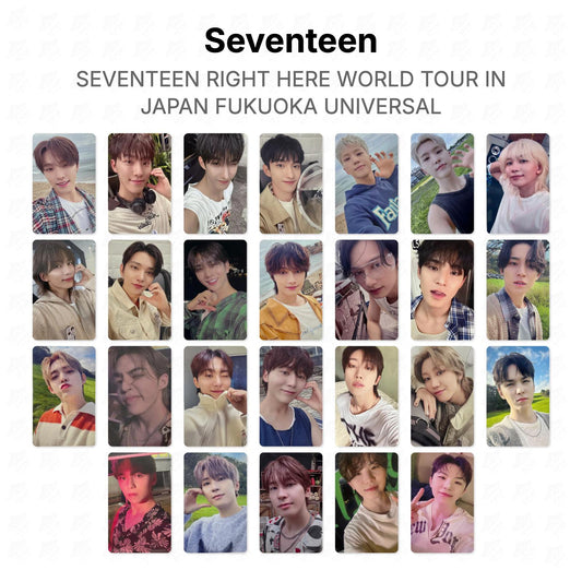 Seventeen RIGHT HERE WORLD TOUR IN JAPAN FUKUOKA UNIVERSAL Official Photocard