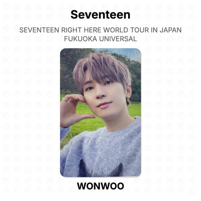 Seventeen RIGHT HERE WORLD TOUR IN JAPAN FUKUOKA UNIVERSAL Official Photocard