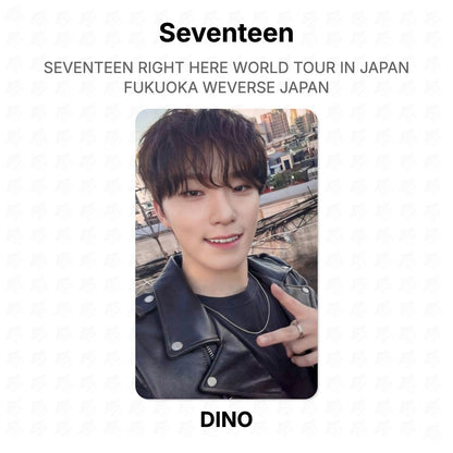 Seventeen RIGHT HERE WORLD TOUR IN JAPAN FUKUOKA WEVERSE JAPAN Official Photocard