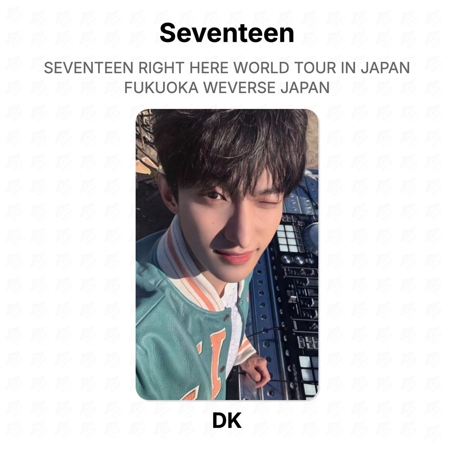 Seventeen RIGHT HERE WORLD TOUR IN JAPAN FUKUOKA WEVERSE JAPAN Official Photocard