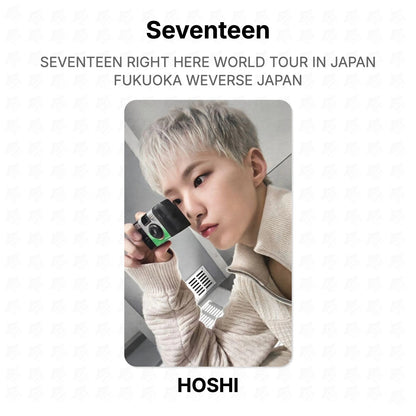 Seventeen RIGHT HERE WORLD TOUR IN JAPAN FUKUOKA WEVERSE JAPAN Official Photocard