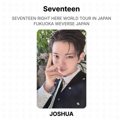 Seventeen RIGHT HERE WORLD TOUR IN JAPAN FUKUOKA WEVERSE JAPAN Official Photocard