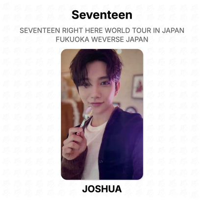 Seventeen RIGHT HERE WORLD TOUR IN JAPAN FUKUOKA WEVERSE JAPAN Official Photocard