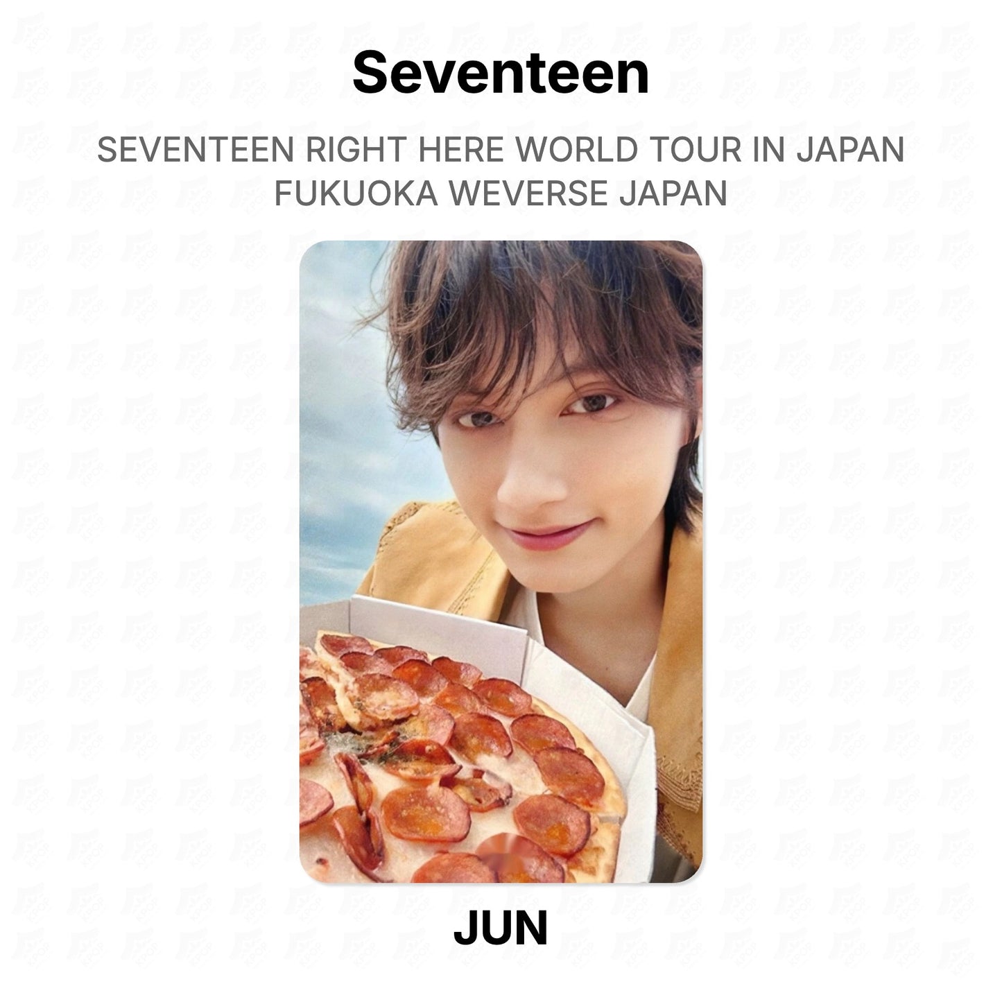 Seventeen RIGHT HERE WORLD TOUR IN JAPAN FUKUOKA WEVERSE JAPAN Official Photocard
