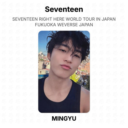 Seventeen RIGHT HERE WORLD TOUR IN JAPAN FUKUOKA WEVERSE JAPAN Official Photocard
