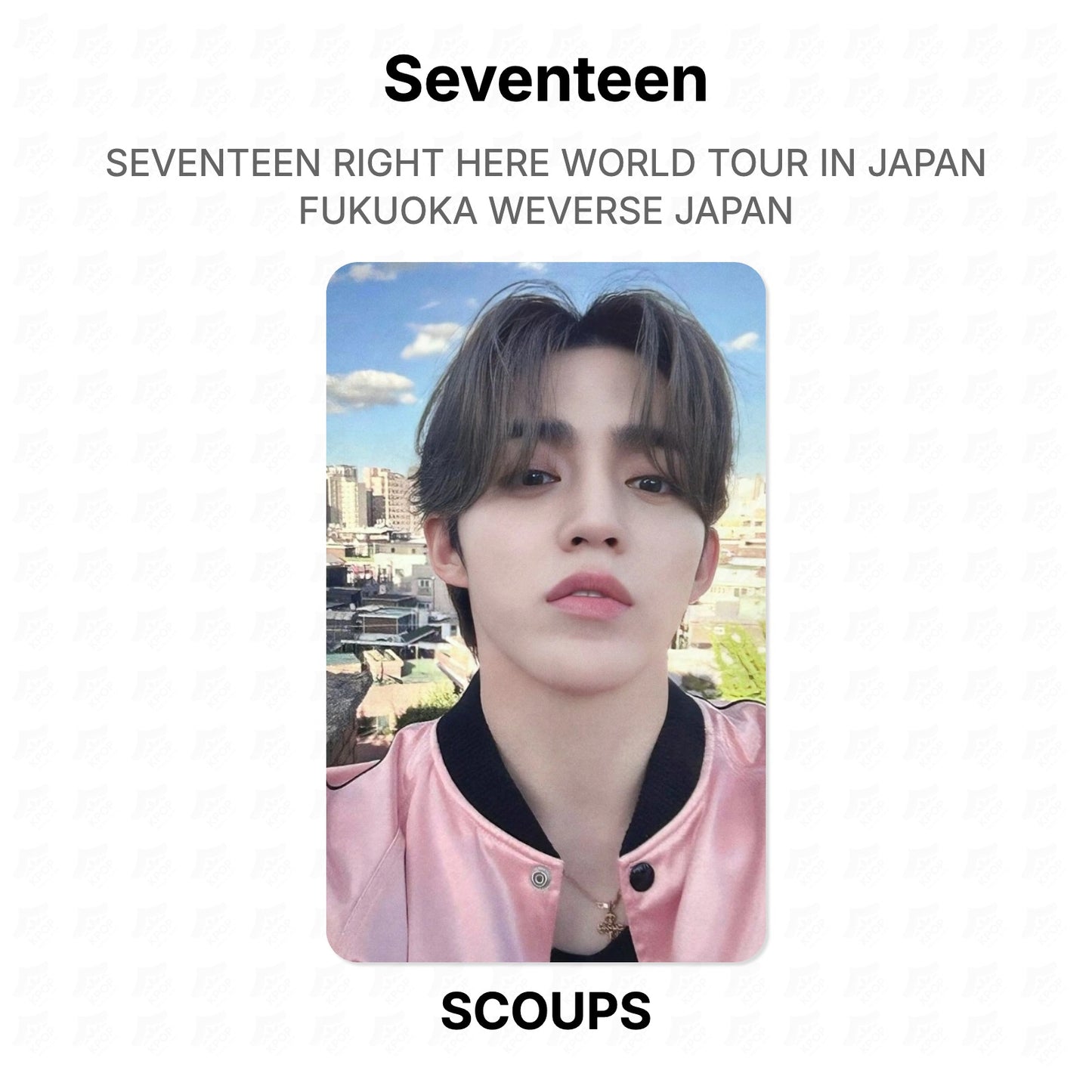 Seventeen RIGHT HERE WORLD TOUR IN JAPAN FUKUOKA WEVERSE JAPAN Official Photocard