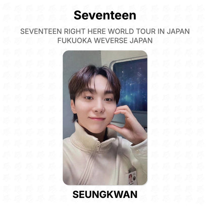 Seventeen RIGHT HERE WORLD TOUR IN JAPAN FUKUOKA WEVERSE JAPAN Official Photocard