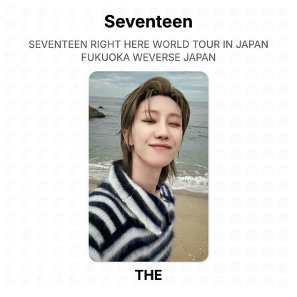 Seventeen RIGHT HERE WORLD TOUR IN JAPAN FUKUOKA WEVERSE JAPAN Official Photocard