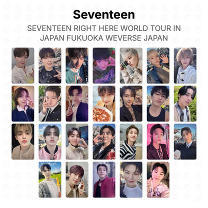 Seventeen RIGHT HERE WORLD TOUR IN JAPAN FUKUOKA WEVERSE JAPAN Official Photocard
