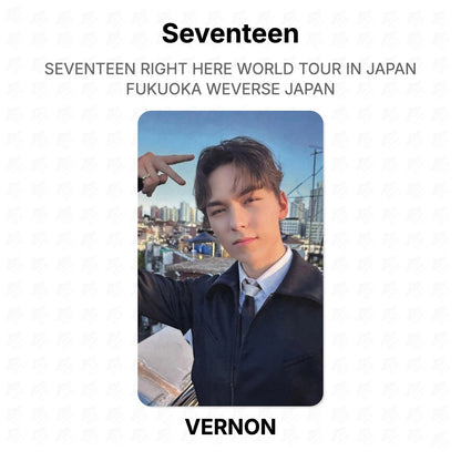 Seventeen RIGHT HERE WORLD TOUR IN JAPAN FUKUOKA WEVERSE JAPAN Official Photocard