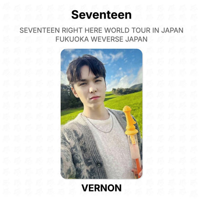 Seventeen RIGHT HERE WORLD TOUR IN JAPAN FUKUOKA WEVERSE JAPAN Official Photocard