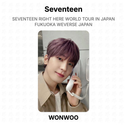 Seventeen RIGHT HERE WORLD TOUR IN JAPAN FUKUOKA WEVERSE JAPAN Official Photocard
