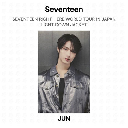 Seventeen RIGHT HERE WORLD TOUR IN JAPAN LIGHT DOWN JACKET Official Photocard