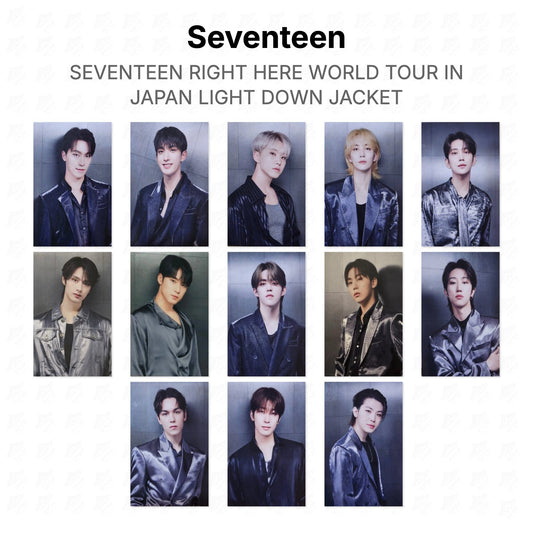 Seventeen RIGHT HERE WORLD TOUR IN JAPAN LIGHT DOWN JACKET Official Photocard