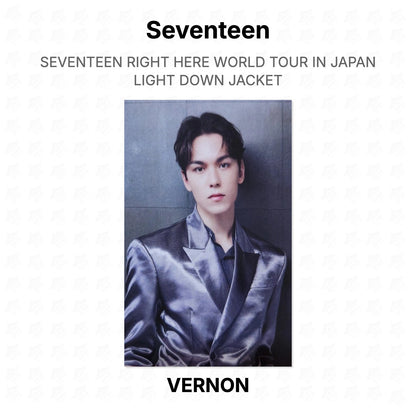 Seventeen RIGHT HERE WORLD TOUR IN JAPAN LIGHT DOWN JACKET Official Photocard