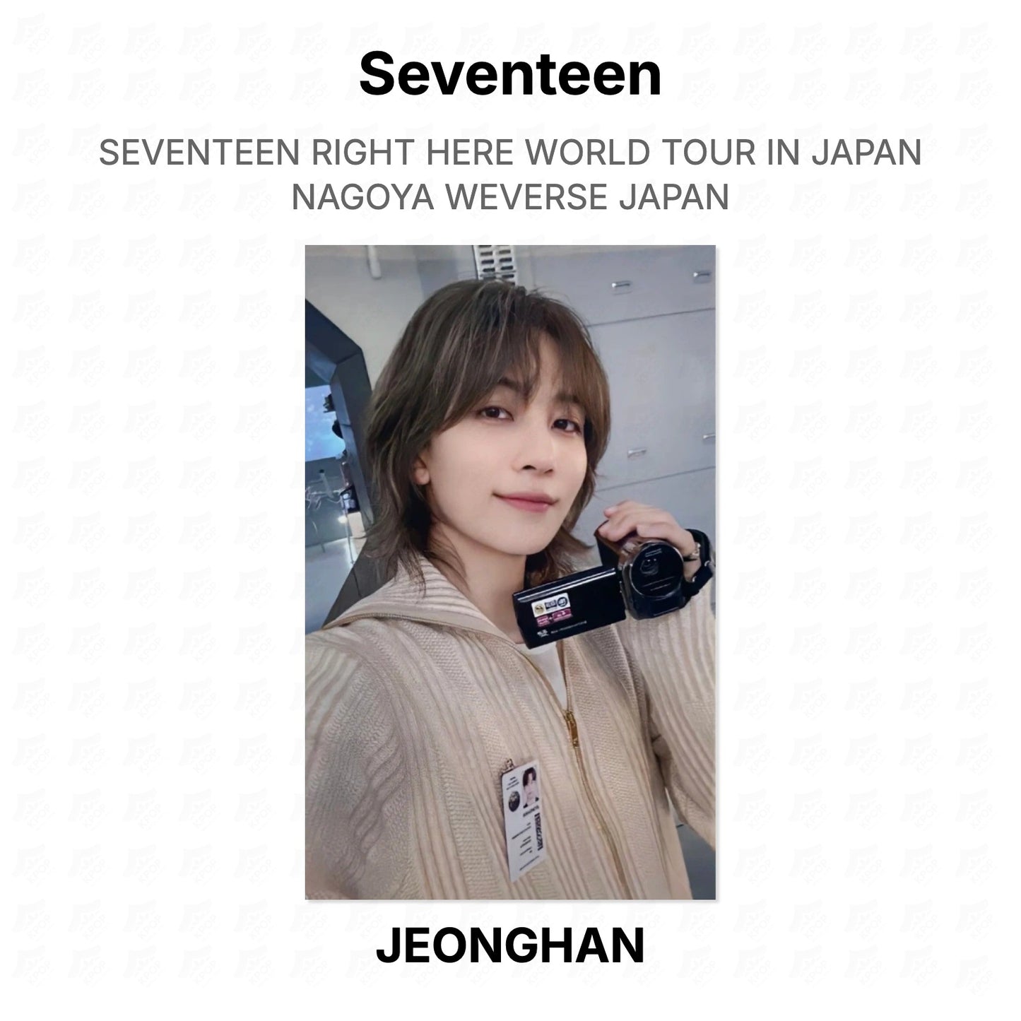 Seventeen RIGHT HERE WORLD TOUR IN JAPAN NAGOYA WEVERSE JAPAN Official Photocard