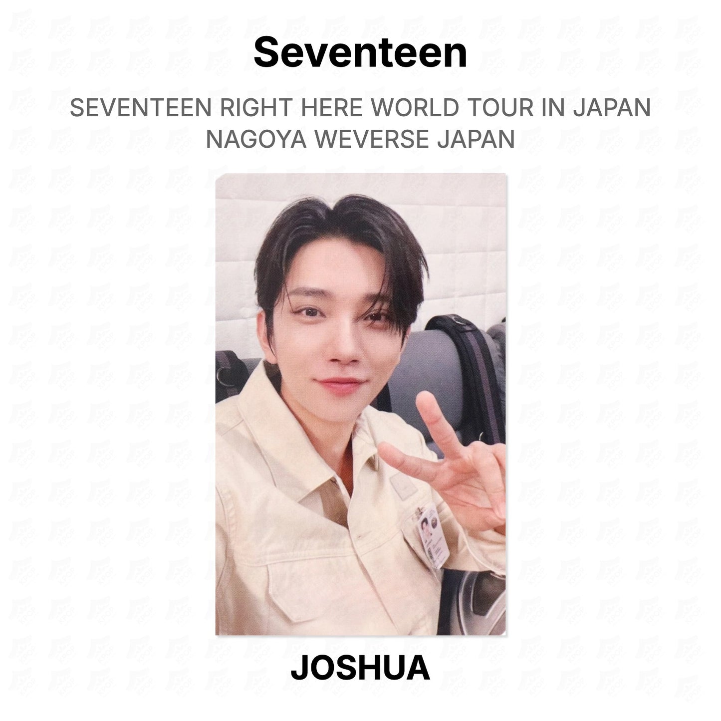 Seventeen RIGHT HERE WORLD TOUR IN JAPAN NAGOYA WEVERSE JAPAN Official Photocard