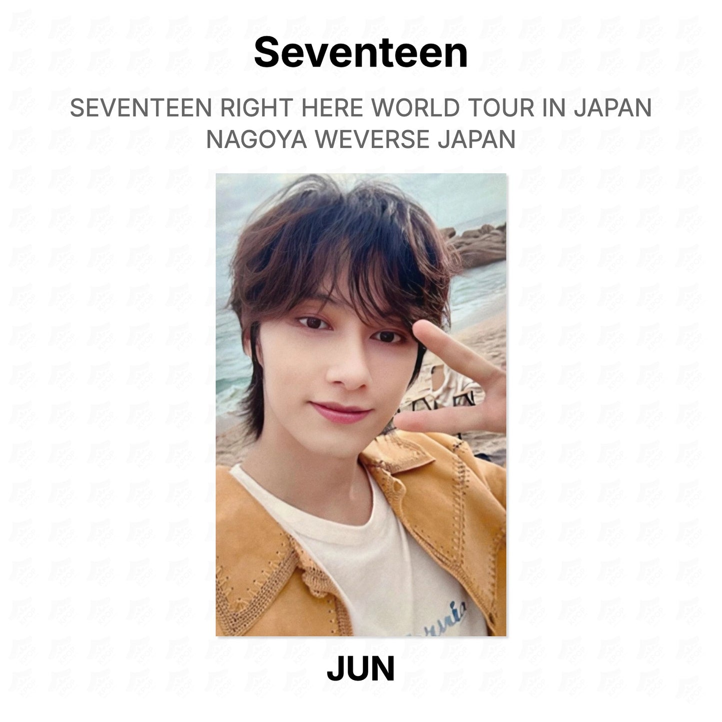 Seventeen RIGHT HERE WORLD TOUR IN JAPAN NAGOYA WEVERSE JAPAN Official Photocard