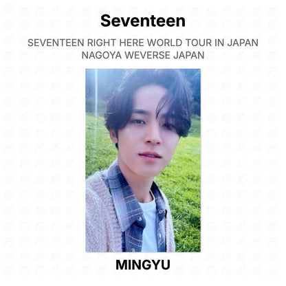 Seventeen RIGHT HERE WORLD TOUR IN JAPAN NAGOYA WEVERSE JAPAN Official Photocard