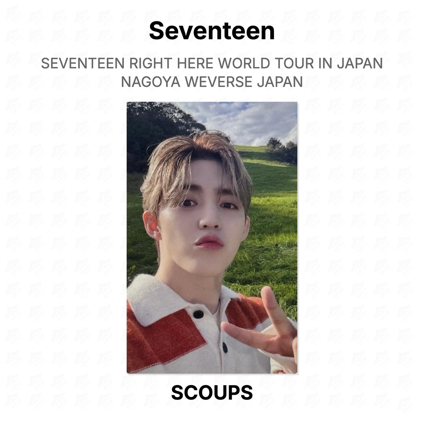 Seventeen RIGHT HERE WORLD TOUR IN JAPAN NAGOYA WEVERSE JAPAN Official Photocard