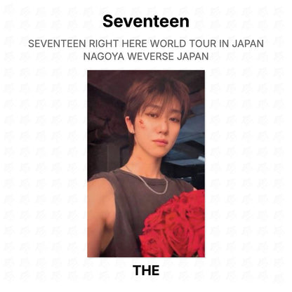 Seventeen RIGHT HERE WORLD TOUR IN JAPAN NAGOYA WEVERSE JAPAN Official Photocard