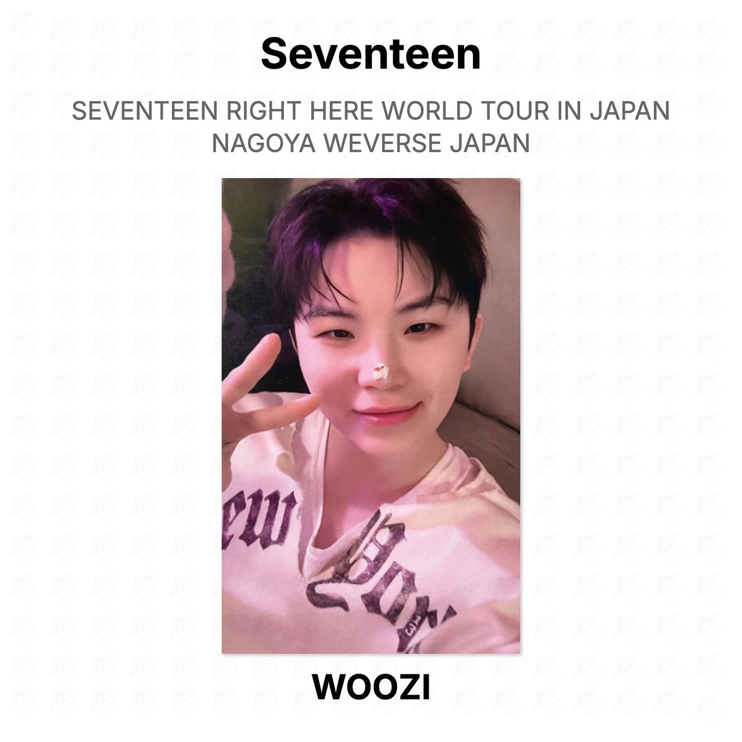 Seventeen RIGHT HERE WORLD TOUR IN JAPAN NAGOYA WEVERSE JAPAN Official Photocard