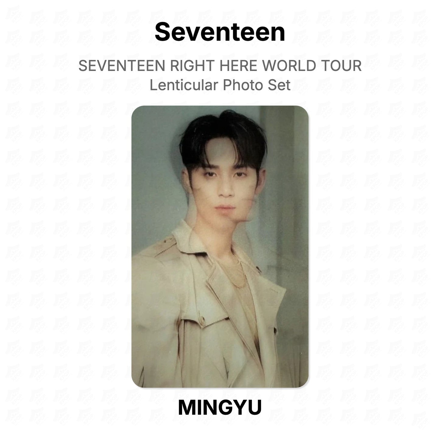 Seventeen RIGHT HERE WORLD TOUR Lenticular Photo Set Official Photocard