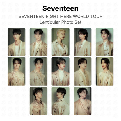 Seventeen RIGHT HERE WORLD TOUR Lenticular Photo Set Official Photocard