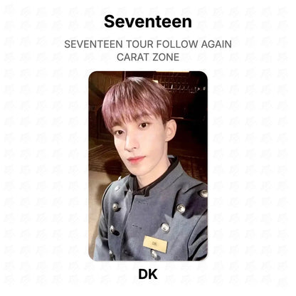 Seventeen TOUR FOLLOW AGAIN CARAT ZONE Official Photocard