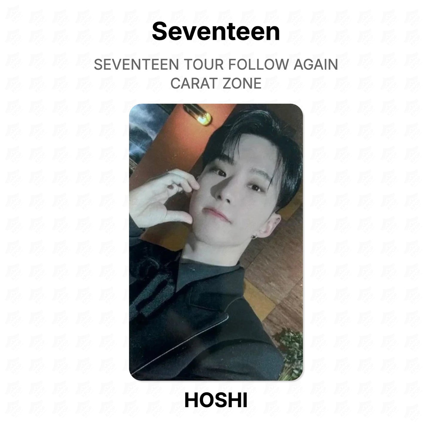 Seventeen TOUR FOLLOW AGAIN CARAT ZONE Official Photocard