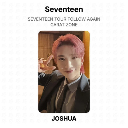 Seventeen TOUR FOLLOW AGAIN CARAT ZONE Official Photocard