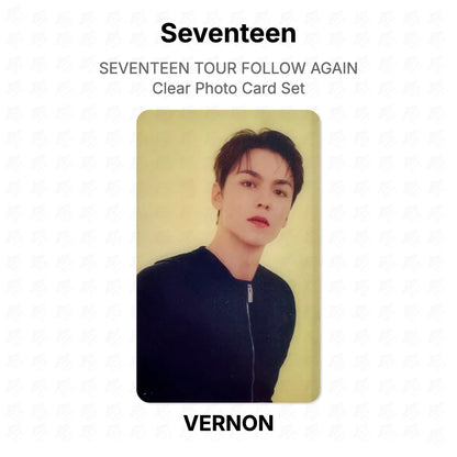 Seventeen TOUR FOLLOW AGAIN Clear Photo Card Set Official Photocard