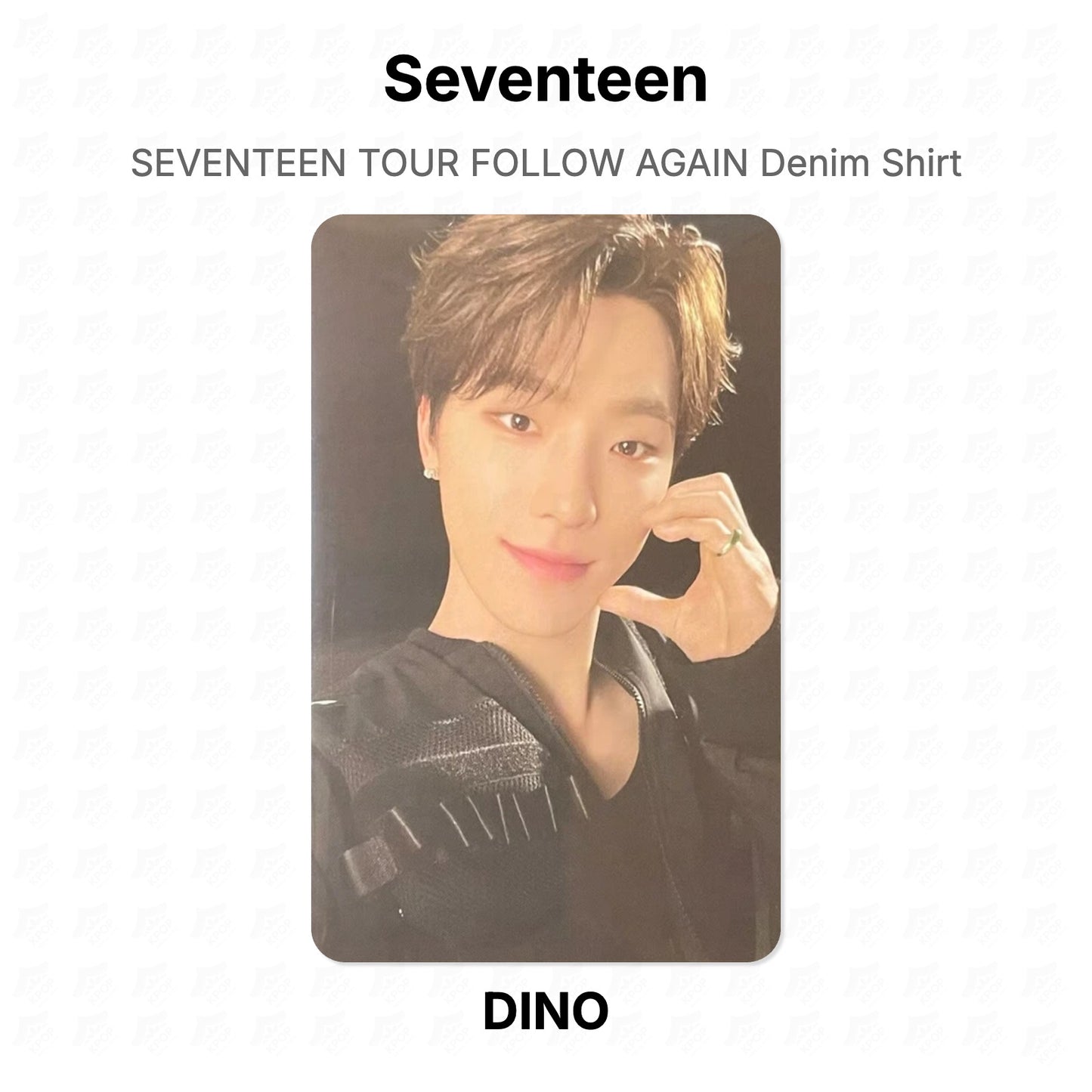 Seventeen TOUR FOLLOW AGAIN Denim Shirt Official Photocard
