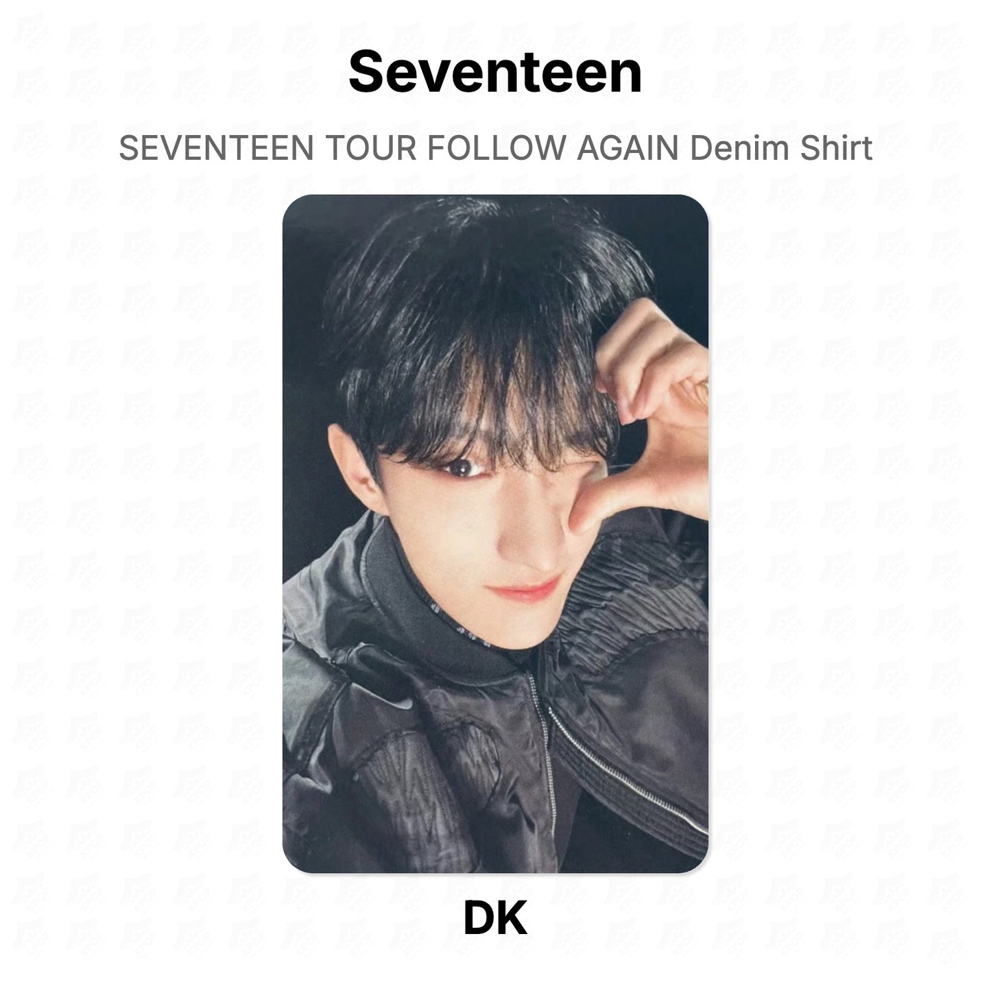 Seventeen TOUR FOLLOW AGAIN Denim Shirt Official Photocard
