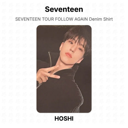 Seventeen TOUR FOLLOW AGAIN Denim Shirt Official Photocard