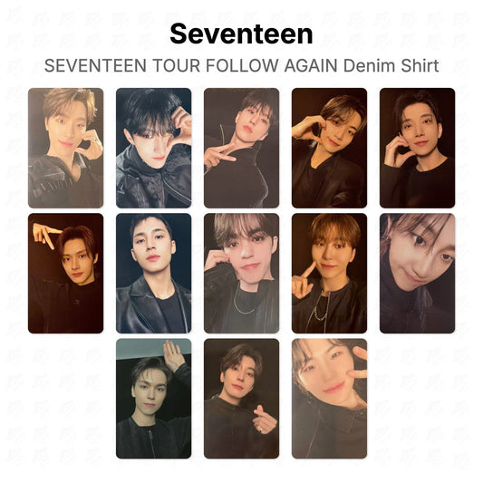 Seventeen TOUR FOLLOW AGAIN Denim Shirt Official Photocard