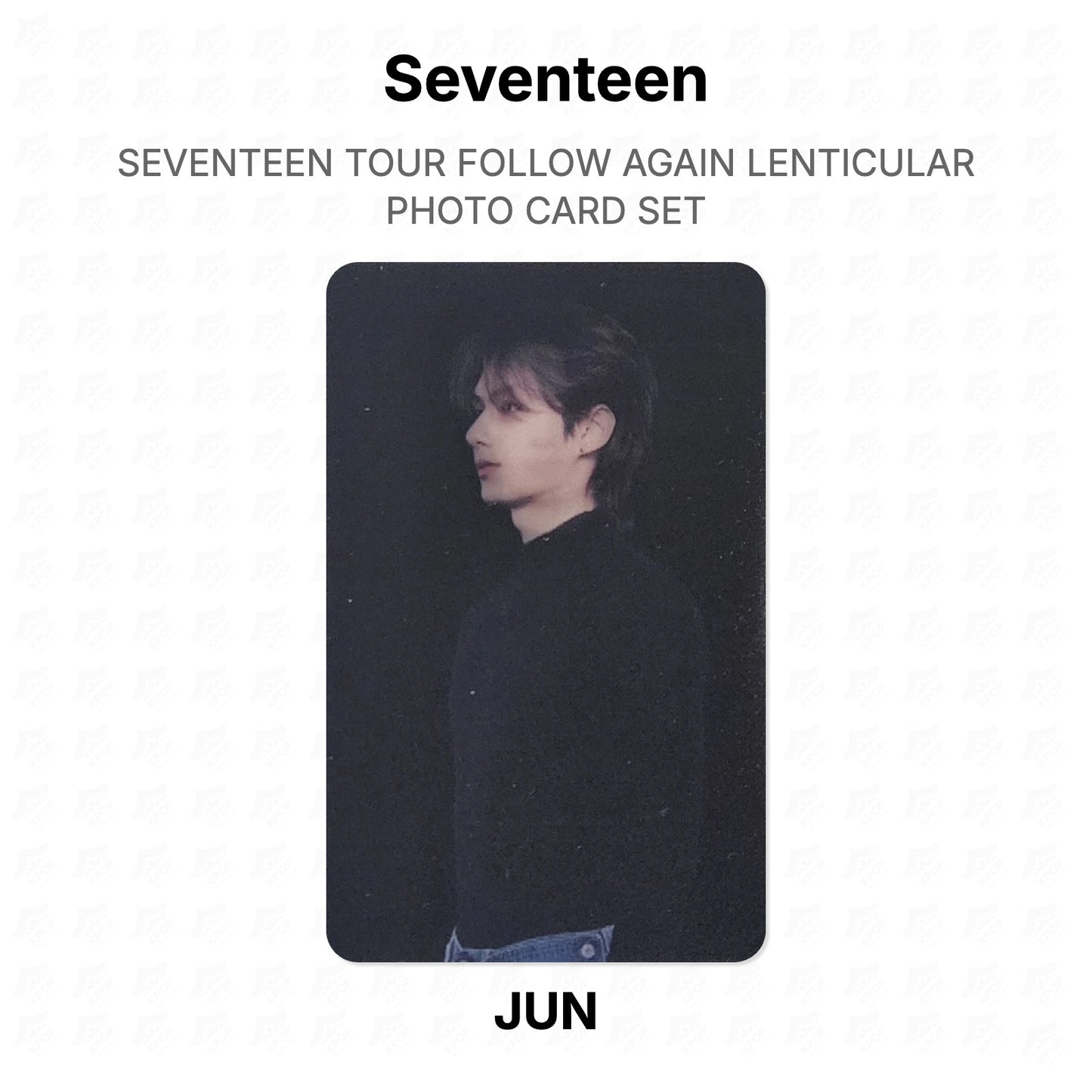 Seventeen TOUR FOLLOW AGAIN LENTICULAR PHOTO CARD SET Official Photocard