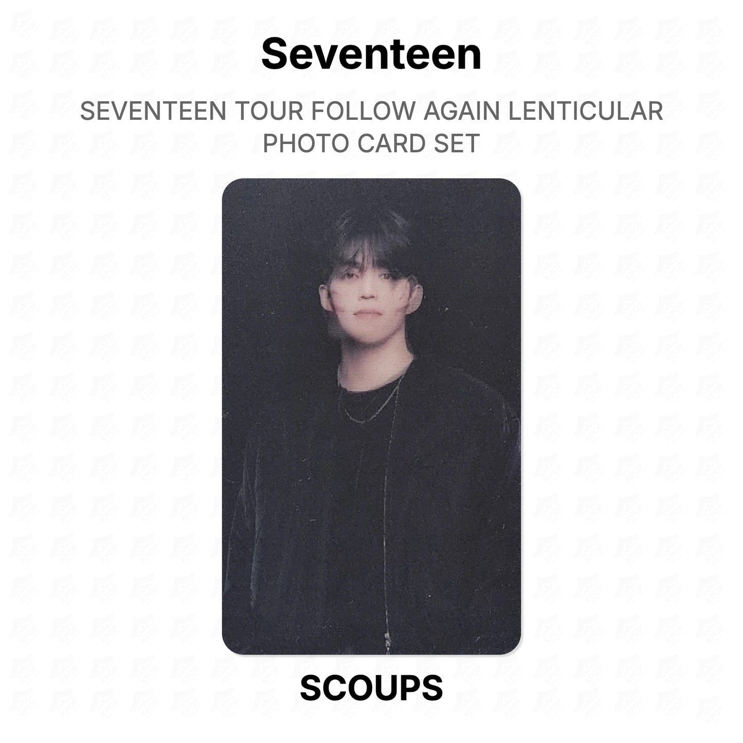 Seventeen TOUR FOLLOW AGAIN LENTICULAR PHOTO CARD SET Official Photocard