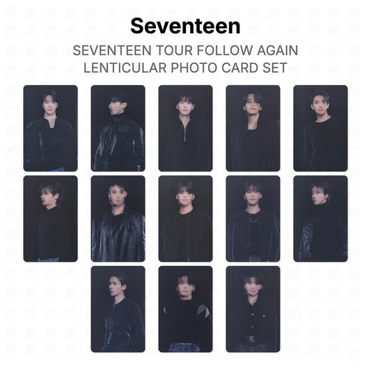 Seventeen TOUR FOLLOW AGAIN LENTICULAR PHOTO CARD SET Official Photocard