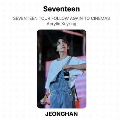 Seventeen TOUR FOLLOW AGAIN TO CINEMAS Acrylic Keyring Official Photocard