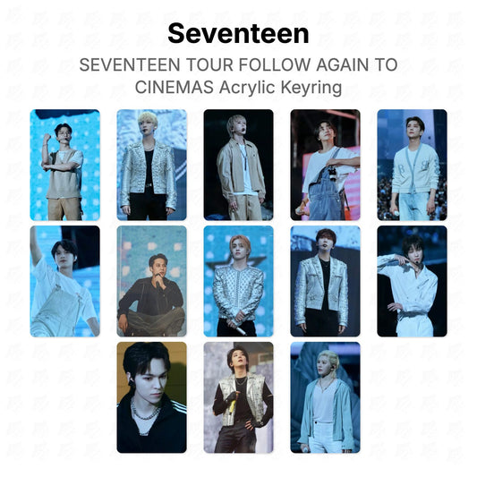 Seventeen TOUR FOLLOW AGAIN TO CINEMAS Acrylic Keyring Official Photocard