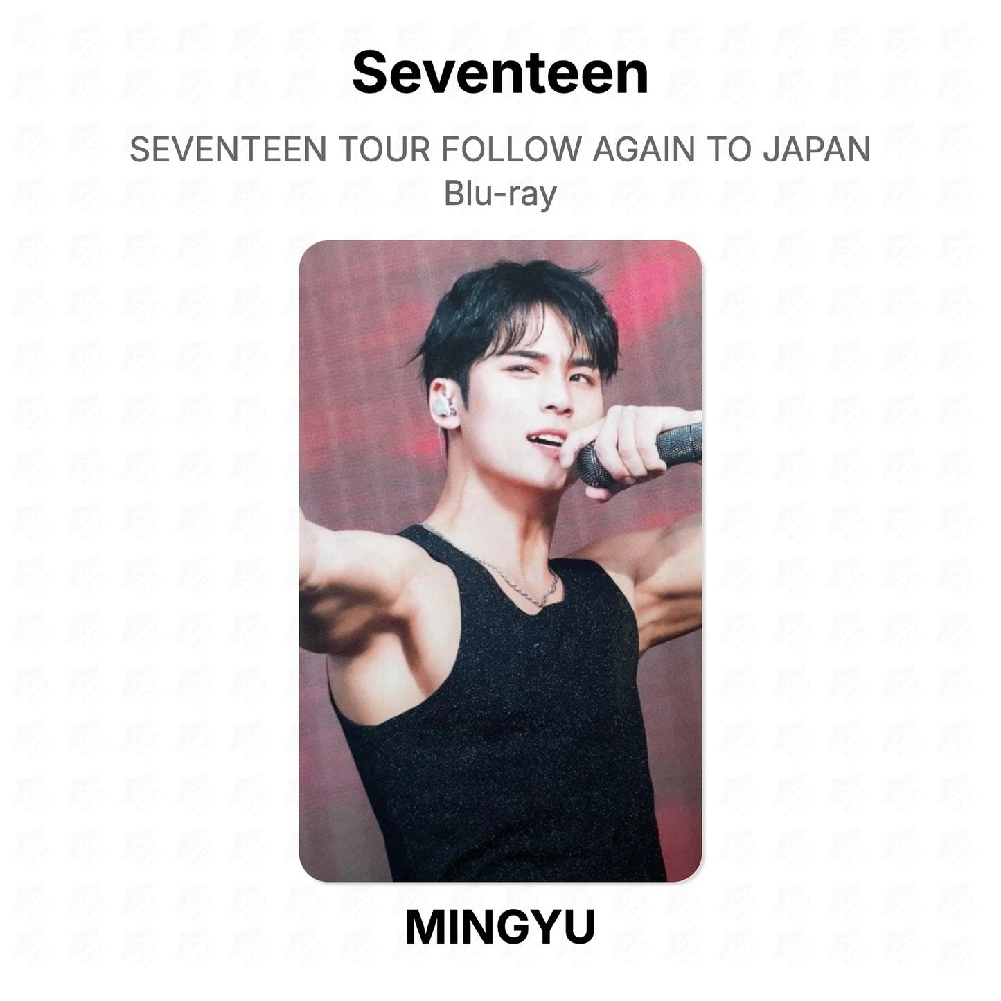 Seventeen TOUR FOLLOW AGAIN TO JAPAN Blu-ray Official Photocard