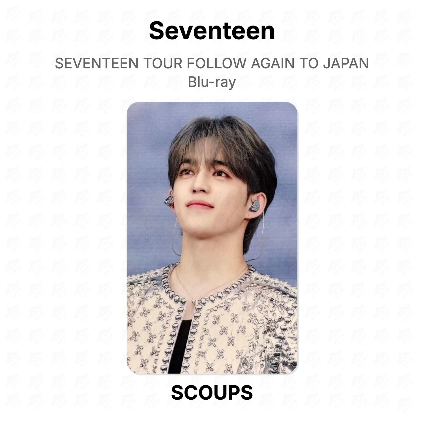 Seventeen TOUR FOLLOW AGAIN TO JAPAN Blu-ray Official Photocard