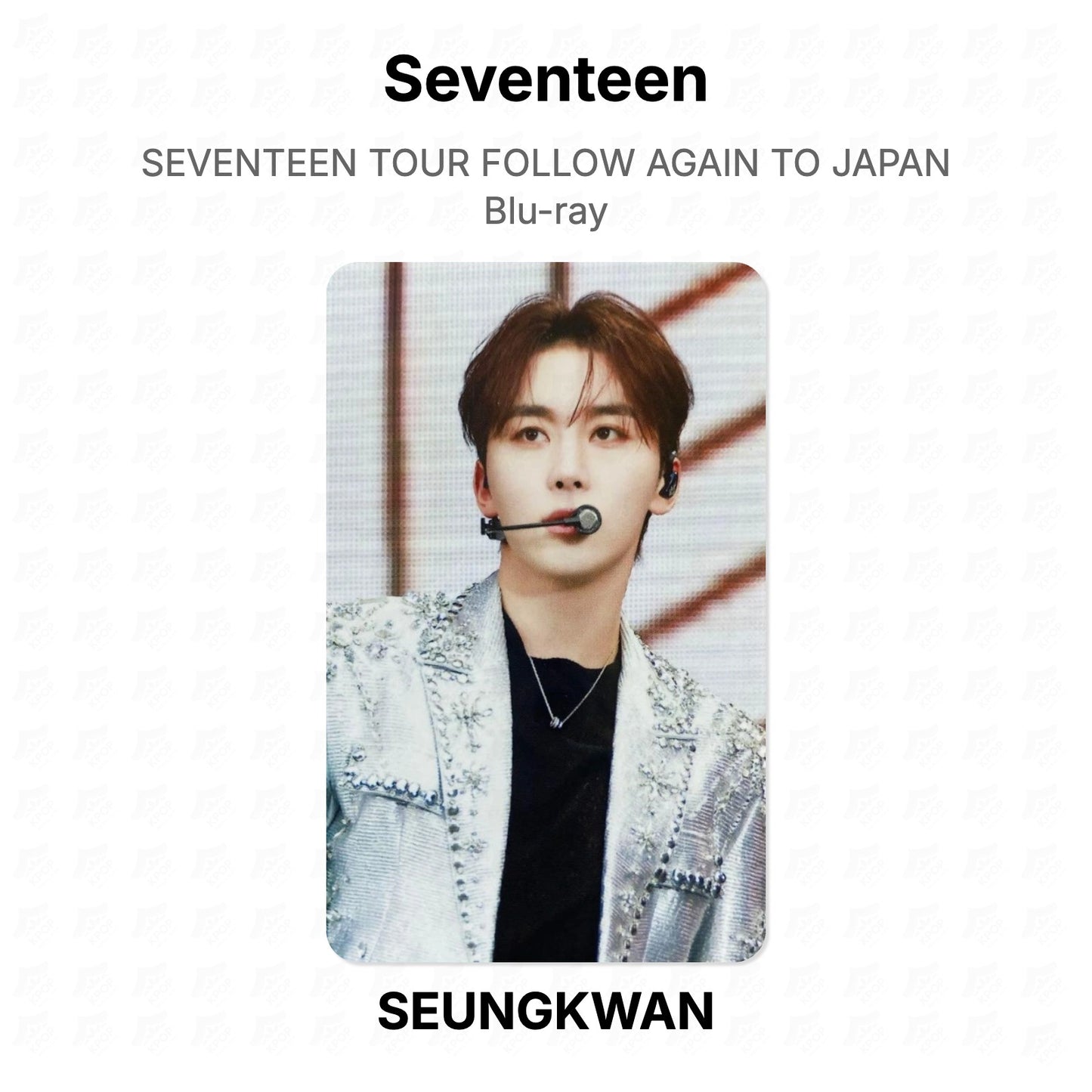 Seventeen TOUR FOLLOW AGAIN TO JAPAN Blu-ray Official Photocard