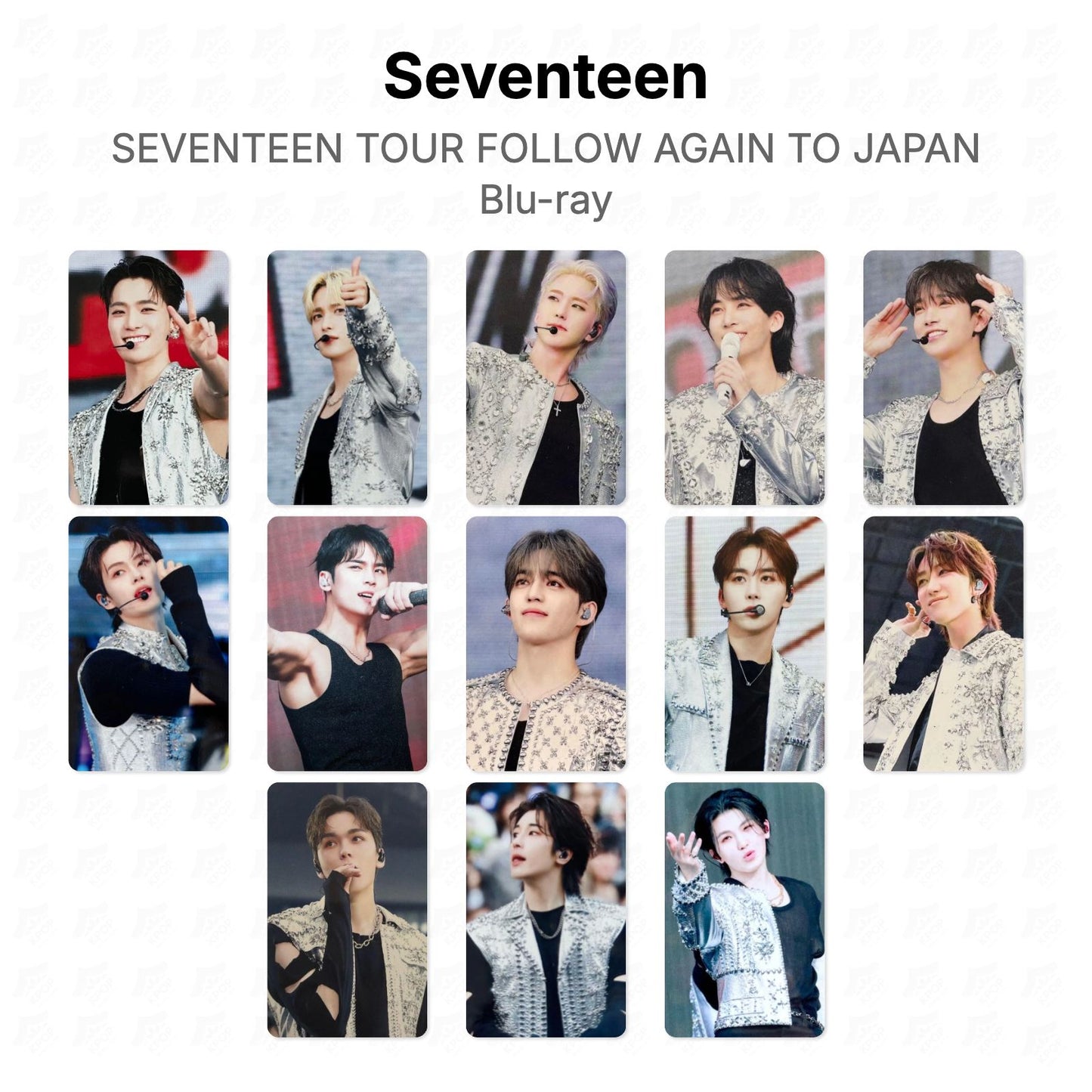 Seventeen TOUR FOLLOW AGAIN TO JAPAN Blu-ray Official Photocard
